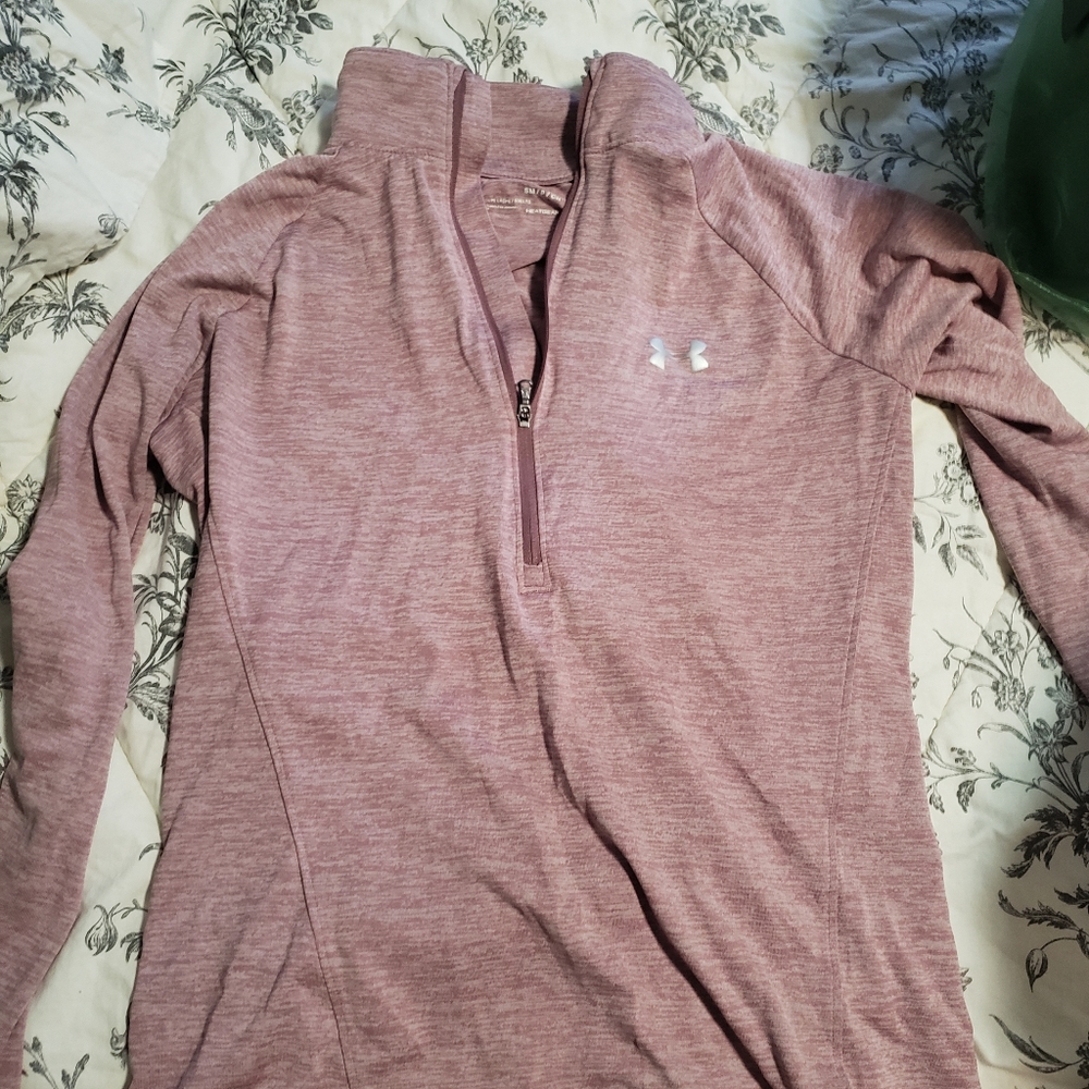 1/2 zip Pink Under Armour